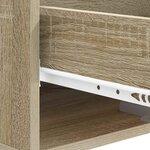 vidaXL Table basse Chêne Sonoma 49 x 50 x 40 cm Bois d'ingénierie