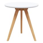 Ensemble de tables basses vidaXL en bois massif noyer et bois d'ingénierie