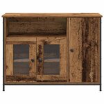 vidaXL Buffet Bois ancien 100 x 35 x 75 cm Bois d'ingénierie