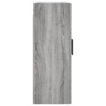 vidaXL Armoires murales 2 Pièces sonoma gris 69 5x34x90 cm