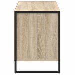 vidaXL Meuble TV Sonoma 100 x 36 x 49 5 cm Bois d'ingénierie