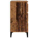 vidaXL Buffet vieux bois 60x35x70 cm bois d'ingénierie