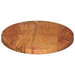vidaXL Dessus de table 120x50x2 5 cm ovale bois massif d'acacia