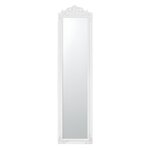 Miroir sur pied inclinable 160 x 40 cm blanc mat 03_0007961