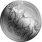 Pièce de monnaie en Palladium 12 Dollars g 0.031 (1/1000 oz) Millésime 2026 CENTAUR 1/1000 (PRÉCOMMANDE)