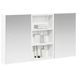 vidaXL Ensemble de Meubles de Salle de Bain 3 Pièces 90 x 10 5 x 50 cm