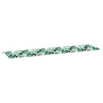 vidaXL Coussin de Banc de Jardin Motif de Feuilles 200x50x4 cm Tissu Oxford