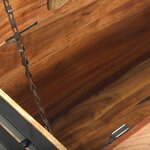 vidaXL Table basse - 90x50x38 cm en bois d’acacia massif