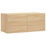 vidaXL Armoire murale chêne sonoma 80x36 5x35 cm bois d'ingénierie