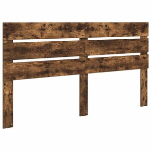 vidaXL Tête de lit Chêne fumé 160 cm Bois d'ingénierie
