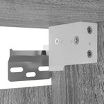 vidaXL Meubles TV muraux 4 Pièces Sonoma gris 30 5x30x30 cm