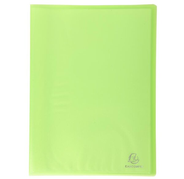 Protège document polypropylène CHROMALINE  40 vues  coloris aléatoire EXACOMPTA