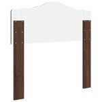 vidaXL Tête de lit Chêne brun 80 cm Bois d'ingénierie