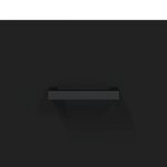 vidaXL Buffet Noir 34 5x34x90 cm Bois d'ingénierie