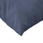 vidaXL Coussins de palette lot de 2 bleu marine tissu