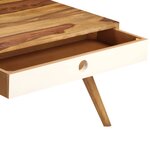 vidaXL Table basse 110x50x35 cm Bois massif