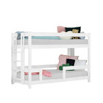 Lit superposé enfant ULURU 142 cm blanc