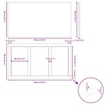 vidaXL Dessus de bureau marron clair bois chêne massif rectangulaire