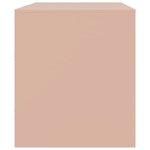vidaXL Meubles TV 2 Pièces rose 67x39x44 cm acier