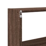 vidaXL Armoire murale 158x18x53 cm chêne marron bois d'ingénierie
