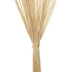 vidaXL Rideau en fils 2 Pièces 140 x 250 cm Beige