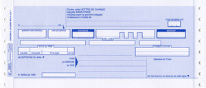 LETTRES DE CHANGE 240X12' LETTRES CHANGE (600 traites) ELVE