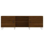 vidaXL Meuble TV chêne marron 150x30x50 cm bois d'ingénierie