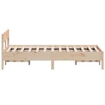 vidaXL Cadre de lit sans matelas 120x200 cm bois de pin massif