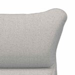 vidaXL fauteuil Gris nuage 69 x 74 x 93 cm Tissu Sherpa