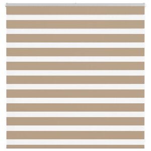 vidaXL Store zèbre marron sable largeur du tissu 140 9 cm polyester