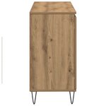 vidaXL Buffet chêne artisanal 104x35x70 cm bois d'ingénierie