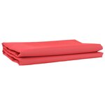 vidaXL Tissu de remplacement d'auvent Rouge 10x1.6 m