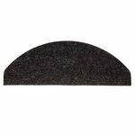 vidaXL Tapis d'escalier auto-adhésifs 30 Pièces noir 56x17x3 cm