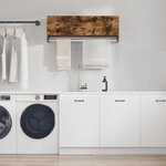 vidaXL Garde-robe Chêne fumé 100x32 5x35 cm Bois d'ingénierie