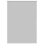 vidaXL Store enrouleur occultant 144 4 x 230 cm  largeur du tissu 140 cm  gris