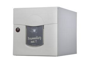 Boîte aux lettres Soléa  2 portes Ton pierre aspect sablé RAL 1013MS