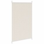 vidaXL Store plissé 90x150 cm Crème