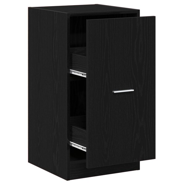 vidaXL Armoire de pharmacie Chêne noir 40x41x77 5 cm Bois d'ingénierie