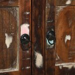 vidaXL Table basse Multicolore bois de récupération massif