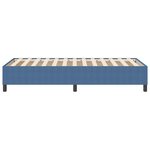 vidaXL Lit à ressorts Bleu 80 x 200 cm Tissu en velours côtelé