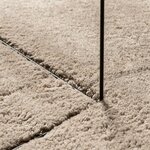 vidaXL Tapis HUARTE à poils courts doux et lavable sable 160x230 cm