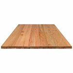 vidaXL Dessus de bureau marron clair bois chêne massif rectangulaire