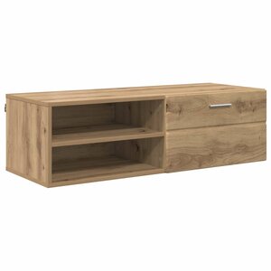vidaXL Cabinet en Bois avec tiroir Chêne artisanal 100 5 x 39 x 30 cm