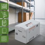 Pack and Move - Lot 120 croisillons de calage déménagement avec carton - 55 x 30 x 30 cm - Pour assiettes et cadres - Carton renforcé