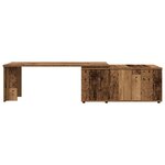 vidaXL Table basse vieux bois 150x50x35 cm bois d'ingénierie