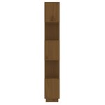 vidaXL Bibliothèque/Cloison Marron miel 51x25x163 5 cm Pin solide