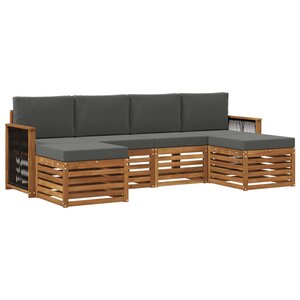 vidaXL Ensemble de canapés d'extérieur 5 pc