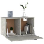 vidaXL Armoire murale Gris béton 60x36 5x35 cm Bois d'ingénierie