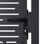 vidaXL Portail de jardin anthracite 105x180 cm conception de carré