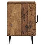 vidaXL Cabinet de chevet 2 pc Bois ancien 43 x 34 5 x 50 cm